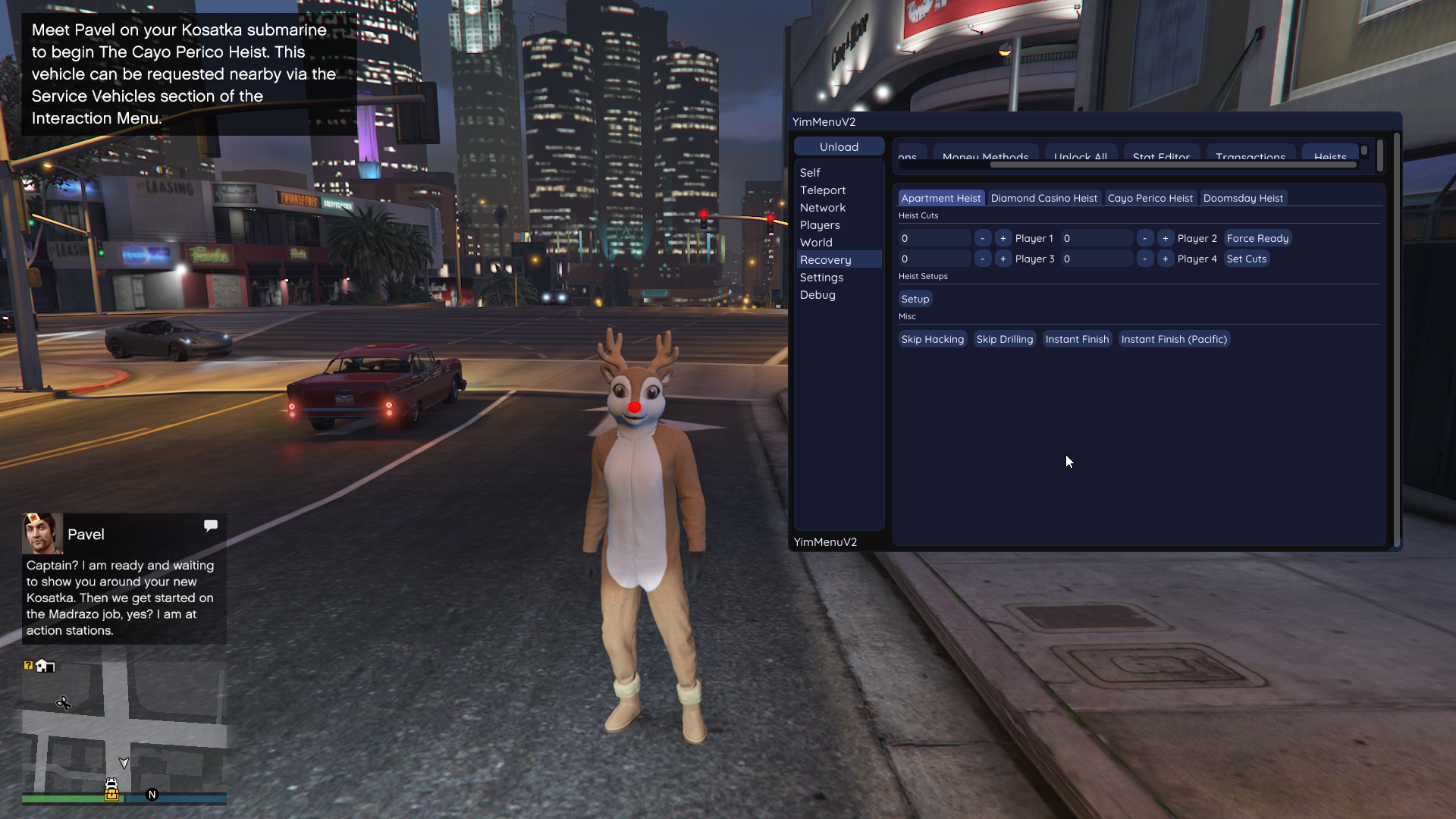 YimMenu v2 GTA V Mod Menu - GodMode, Noclip, Freecam screenshot
